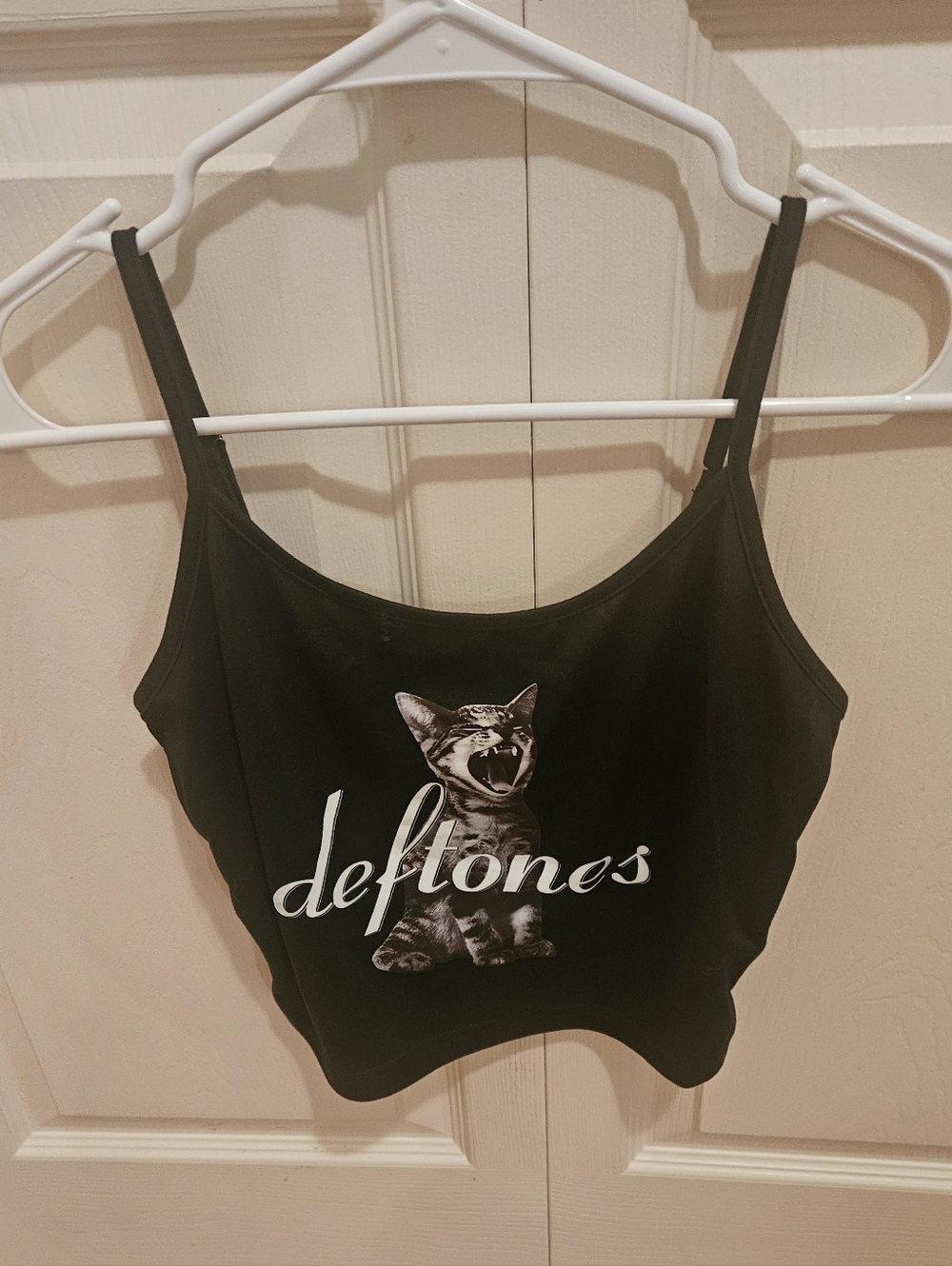 Deftones Cropped Tank Top (SHEIN), NWOT